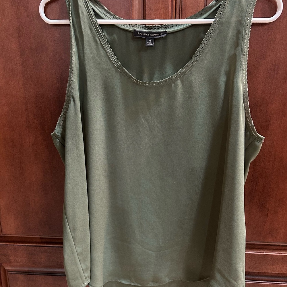 Banana Republic Women's Green Camisole Top